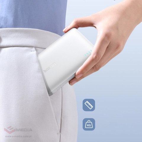 Powerbank Baseus EnerFill FP21 10000mAh 22.5W USB-A - USB-C - biały