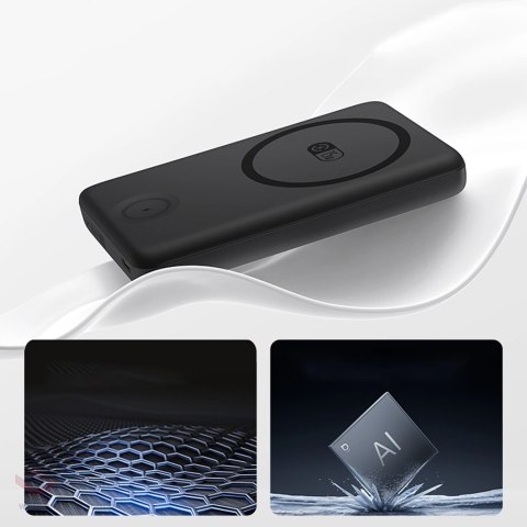 Powerbank Baseus EnerFill FT11 10000mAh 27W kompatybilny z MagSafe, do Apple Watch i smartfonów z kablem USB-C 20V/3A 30 cm - cz