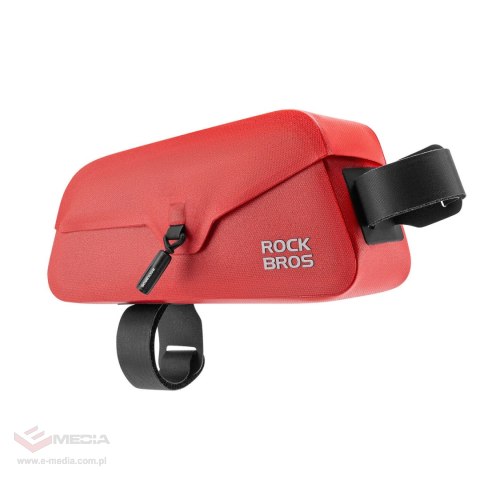 Torba rowerowa Rockbros 30120122004 na ramę wodoodporna z magnetycznym zapięciem 0,9L - czerwona
