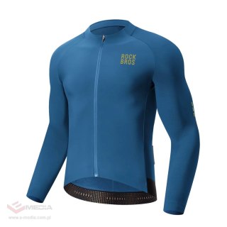 Bluza rowerowa Rockbros YDWT020 Diamond wiosna/jesień/zima rozmiar XL - niebieska