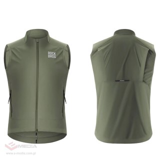 Kamizelka wiatroodporna Rockbros YDMJ003 wiosna/jesień rozmiar XXL - zielona