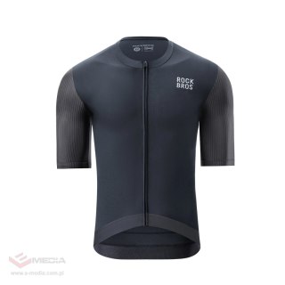 Koszulka rowerowa Rockbros 15200025 z krótkim rękawem rozmiar L - czarna