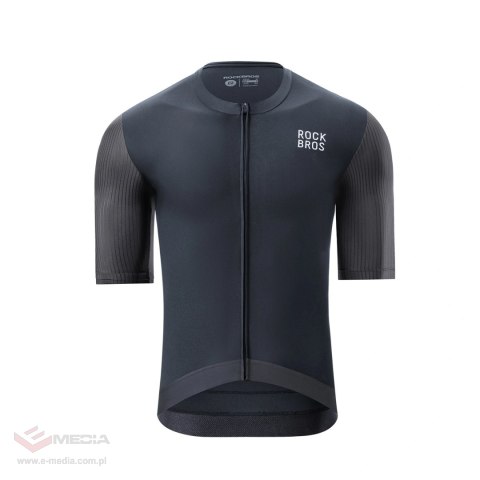 Koszulka rowerowa Rockbros 15200025 z krótkim rękawem rozmiar XL - czarna