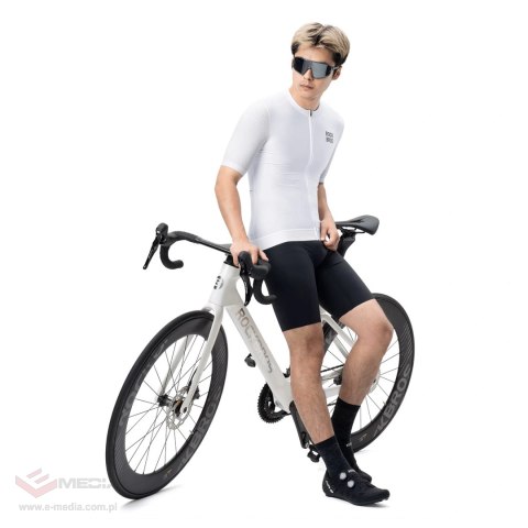Koszulka rowerowa Rockbros 15200025 z krótkim rękawem rozmiar XS - biała