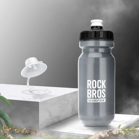 Bidon rowerowy Rockbros 600 ml - szary