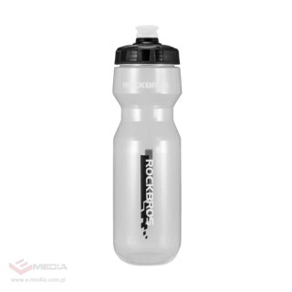 Bidon rowerowy Rockbros 750 ml - przezroczysty z czarnym ustnikiem