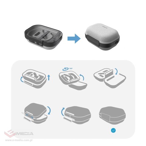 Etui transportowe BoboVR C3 do Meta Quest 3 i 3S - szary