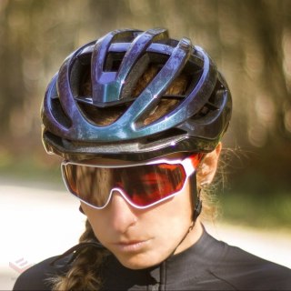Kask rowerowy Rockbros HC-58C-M 55-58 cm - niebieski kameleon