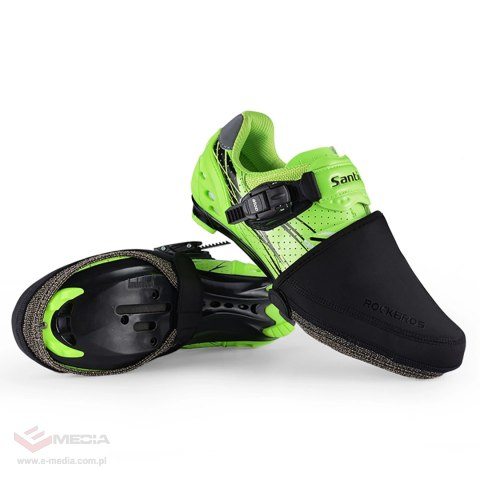 Noski na buty Rockbros LF1030 wiatroodporne docieplające 36-42 cm - czarne
