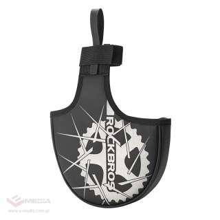 Osłona transportowa na mechanizm korbowy Rockbros D76 - czarno-szara