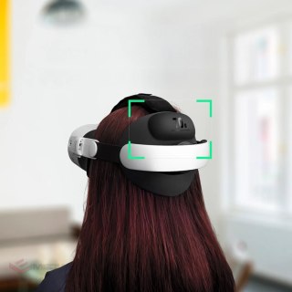 Pasek na głowę BoboVR E3 do Meta Quest 3 i 3S - biało-czarny