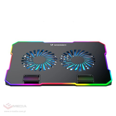 Podstawka Wozinsky WDCX-A26 NitroCool RGB chłodząca gamingowa pod laptop - czarna