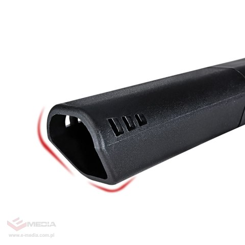 Pompka podłogowa Rockbros GP6532B z manometrem - czarno-pomarańczowa