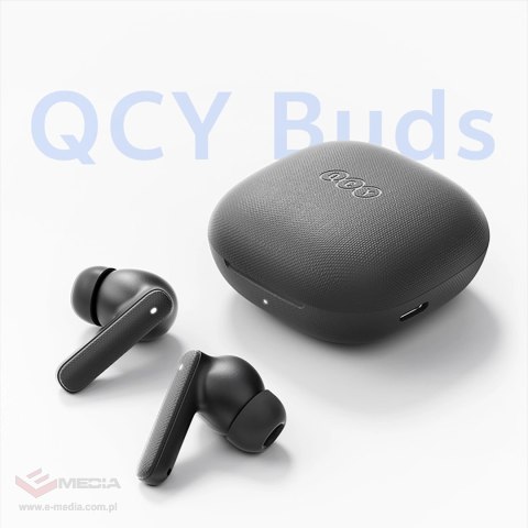 Słuchawki dokanałowe QCY Buds TWS IPX4 Bluetooth 5.4 - szare