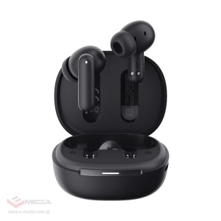 Słuchawki dokanałowe QCY MeloBuds N30 z ANC Bluetooth 5.4 IPX4 - czarne