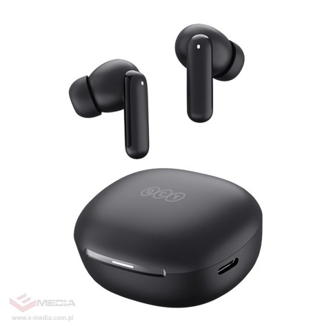 Słuchawki dokanałowe QCY MeloBuds N30 z ANC Bluetooth 5.4 IPX4 - czarne