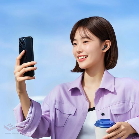 Słuchawki dokanałowe QCY MeloBuds N30 z ANC Bluetooth 5.4 IPX4 - czarne