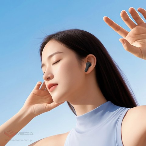 Słuchawki dokanałowe QCY MeloBuds N30 z ANC Bluetooth 5.4 IPX4 - czarne