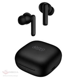 Słuchawki dokanałowe QCY T13 z ANC IPX5 Bluetooth 5.3 - czarne