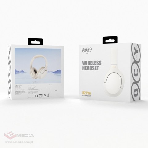 Słuchawki nauszne QCY H2 Pro ENC Bluetooth 5.3 - białe