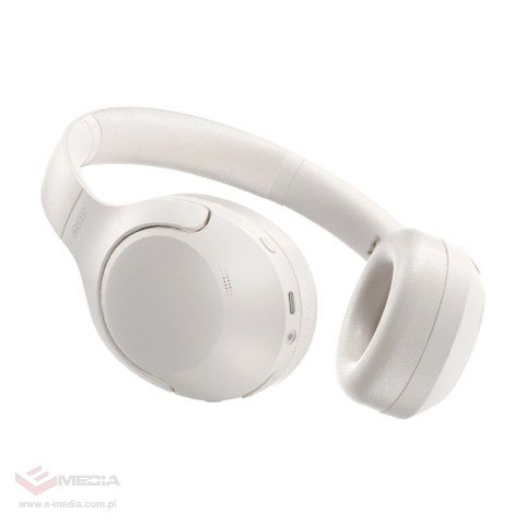 Słuchawki nauszne QCY H3 Lite z ANC i Bluetooth 5.3 - białe