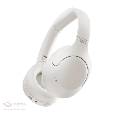 Słuchawki nauszne QCY H3 Lite z ANC i Bluetooth 5.3 - białe