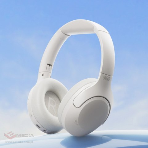 Słuchawki nauszne QCY H3 Lite z ANC i Bluetooth 5.3 - białe