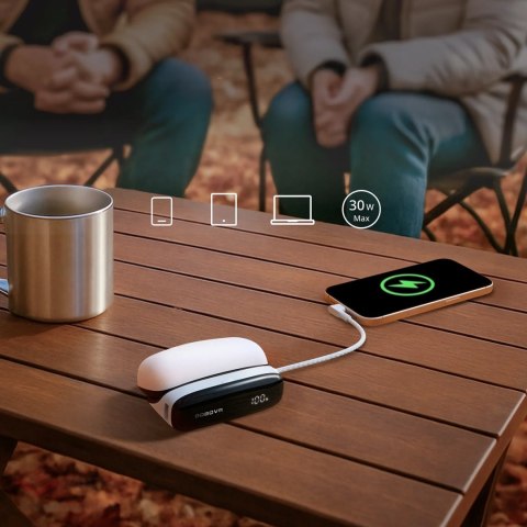 Stacja dokująca 2w1 i powerbank do baterii B100 BoboVR PD100 Combo - biała