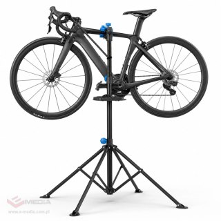 Stojak serwisowy Wozinsky WSS-180 z pokrętłami podłogowy do rowerów 30 kg - czarny