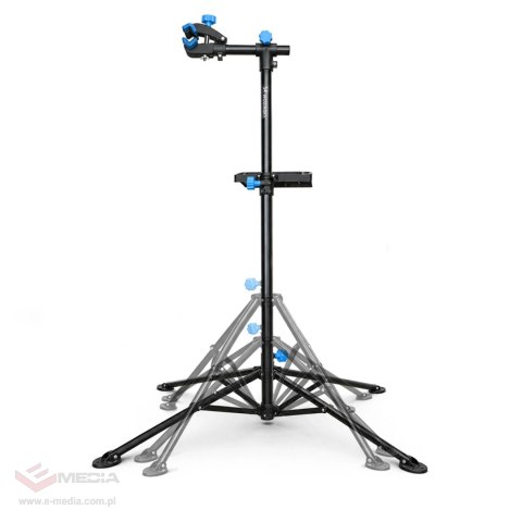Stojak serwisowy Wozinsky WSS-180 z pokrętłami podłogowy do rowerów 30 kg - czarny