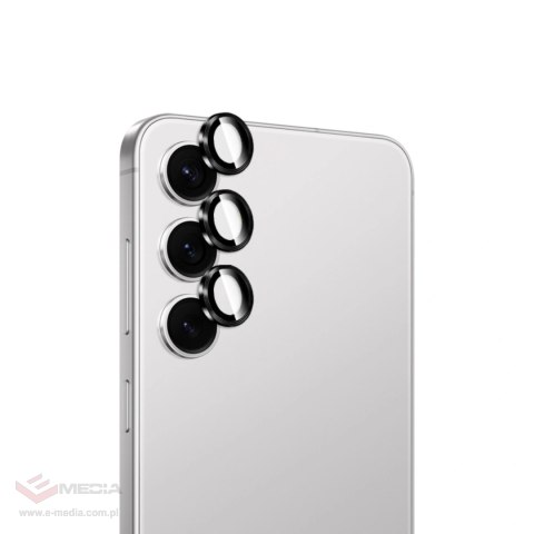Szkło hartowane Puro na tylną kamerę do Samsung Galaxy S26/S26 Plus - z czarną ramką