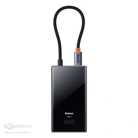 Hub USB-C Baseus PioneerJoy 4xUSB-A 3.0 - szary