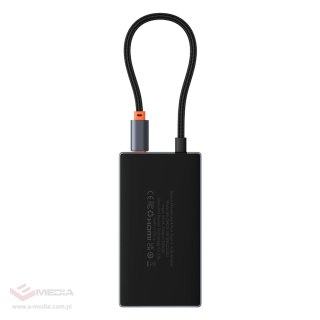 Hub USB-C Baseus PioneerJoy 4xUSB-A 3.0 - szary