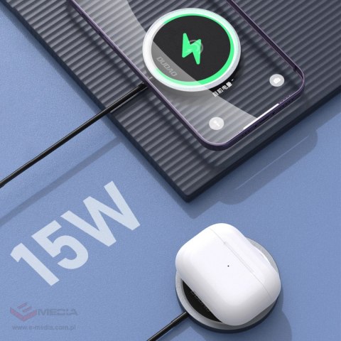 Ładowarka indukcyjna Dudao A12XS 15W kompatybilna z MagSafe - czarna