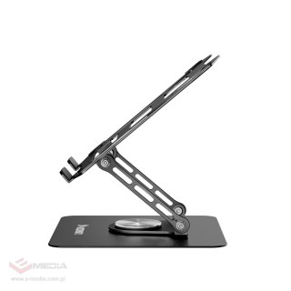 Podstawka Wozinsky WDCX-X19-AB HardStand z obrotem 360° pod laptopa i tablet - czarna