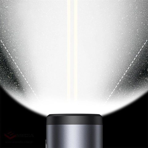 Uchwyt z lampką 2w1 Baseus PrimeTrip uniwersalny 3000mAh IP68 LED - czarno-szary
