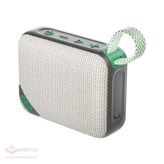 Głośnik Bluetooth QCY SP2 IP67 z podświetleniem RGB i trybem stereo - szarozielony