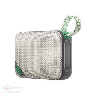 Głośnik Bluetooth QCY SP2 IP67 z podświetleniem RGB i trybem stereo - szarozielony