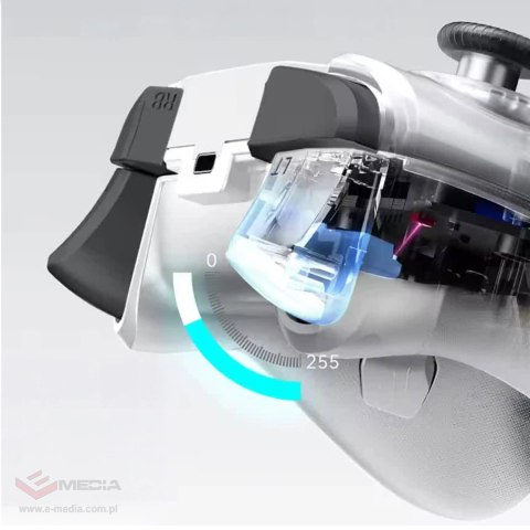 Kontroler do gier Machenike G5Pro Max bezprzewodowy ze stacją ładującą - biały
