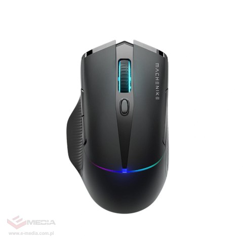 Mysz gamingowa Machenike L8 Pro bezprzewodowa ze stacją ładującą - czarna