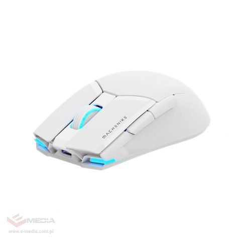 Mysz gamingowa Machenike M7 Pro bezprzewodowa - biała