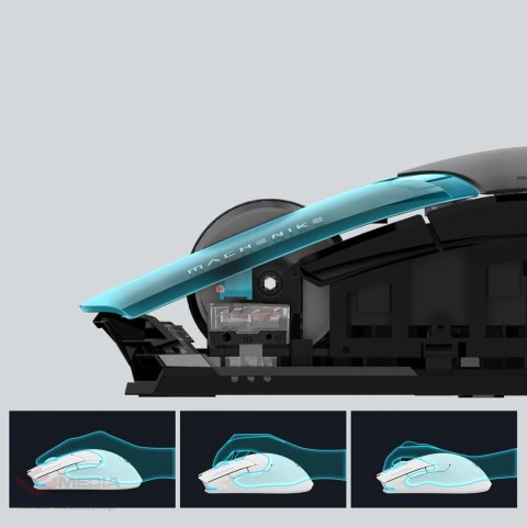 Mysz gamingowa Machenike M7 Pro bezprzewodowa - czarna