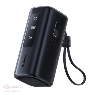 Powerbank Baseus EnerGeek GX11 MiFi 20000mAh 67W z funkcją Wi-Fi - czarny