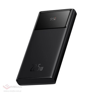 Powerbank Baseus Star-Lord 10000mAh 22,5W z wyświetlaczem cyfrowym i kablem USB-C 3A 30cm - czarny