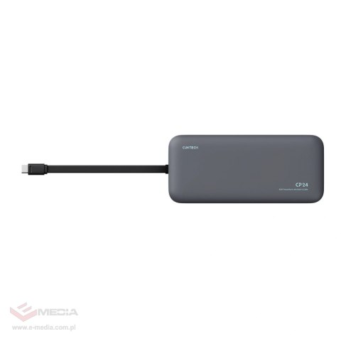 Powerbank Cuktech LPB200N 40W 20000mAh ze zintegrowanym kablem - szary