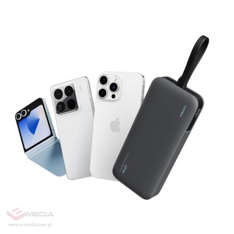 Powerbank Cuktech LPB200N 40W 20000mAh ze zintegrowanym kablem - szary