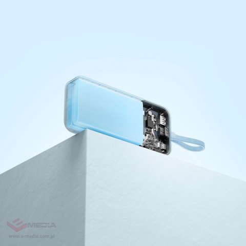 Powerbank Cuktech LPB200N 40W 20000mAh ze zintegrowanym kablem - szary