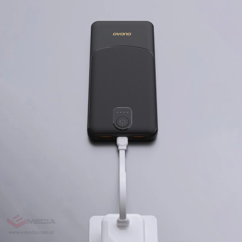 Powerbank Dudao K10Pro 2,4A 20000mAh 2 x USB-A - czarny