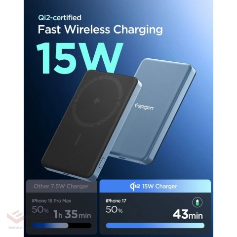 Powerbank Spigen EA2205MQ Essential MagSafe 5000MAH 22.5W QI2 - granatowy