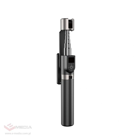 Selfie stick Dudao F18 1,1 m ze statywem i pilotem Bluetooth - czarny